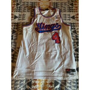 Nike Rewind throwback NBA Sacramento Kings #4 Chris Weber jersey